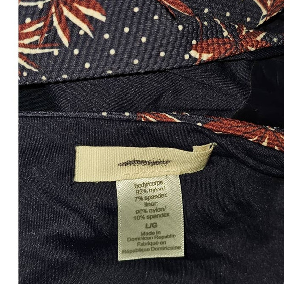 New Anthropologie Eberjey Ibiza One-Piece Swimsuit $198 LARGE - Picture 5 of 6